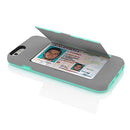 The Gray and Teal Credit Card STOWAWAY Case for iPhone 6/6s