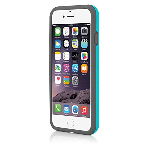 Cyan/Gray Credit Card STOWAWAY Case for iPhone 6/6s