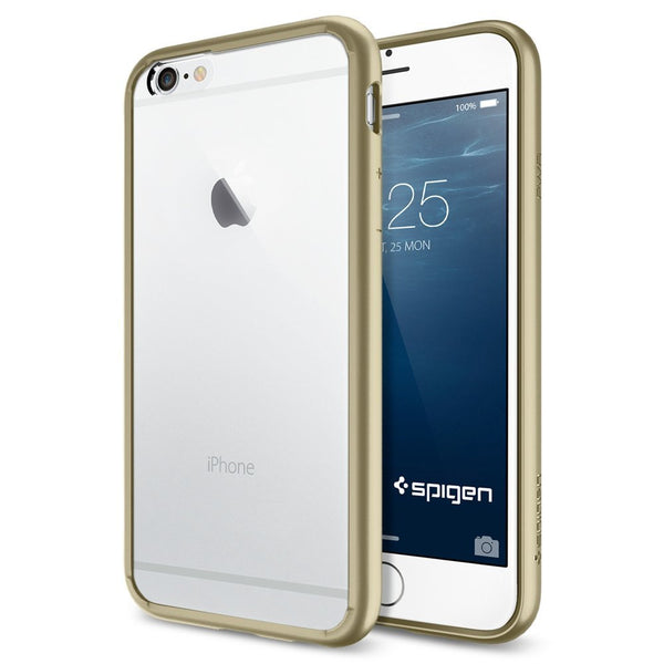 The Champagne and Clear Ultra Hybrid Bumper iPhone 6/6s Case