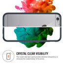 The GunMetal and Clear Ultra Hybrid Bumper iPhone 6/6s Case