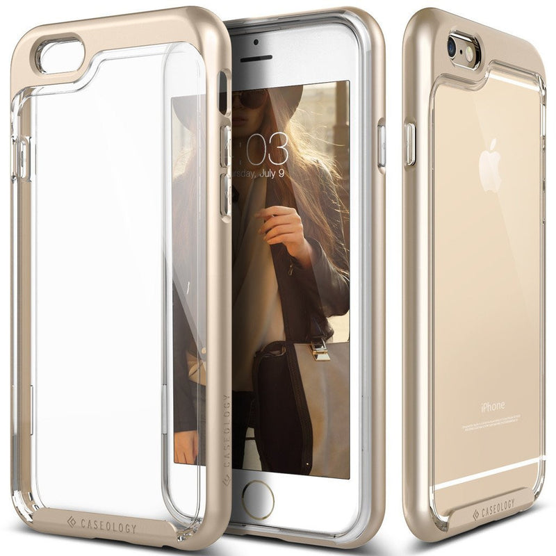 The Gold & Clear Polycarbonate Bumper iPhone 6/6s Case