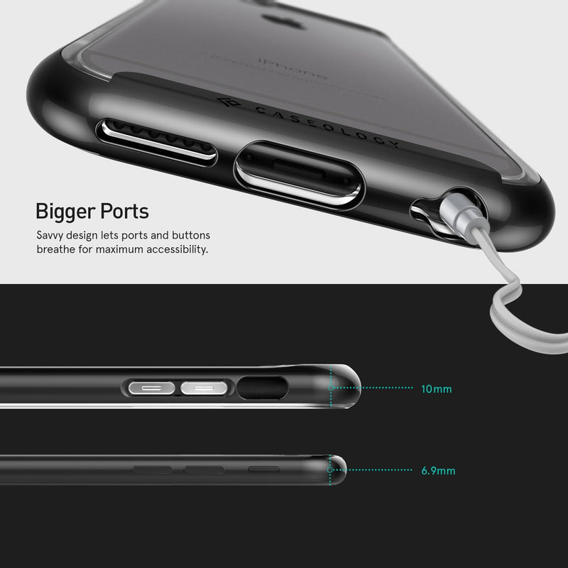 The Black & Clear Polycarbonate Bumper iPhone 6/6s Case