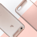 The Rose Gold and Frosted Crystal Matte Finish Dual Layer Bumper iPhone 6/6s Case