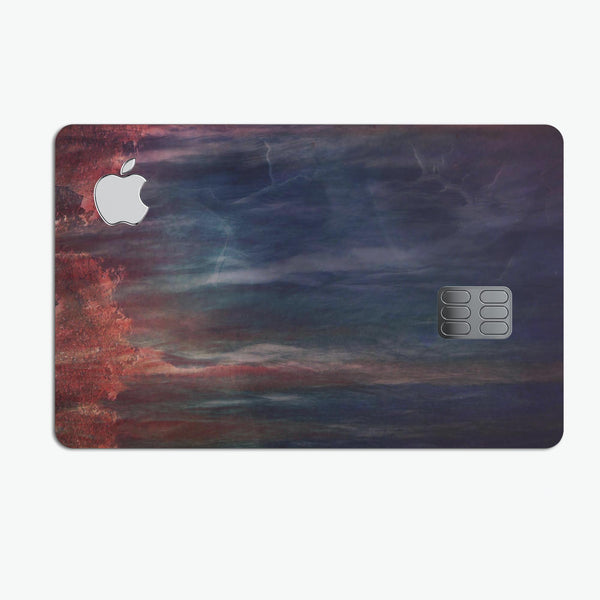Abstract Fire & Ice V14 - Premium Protective Decal Skin-Kit for the Apple Credit Card