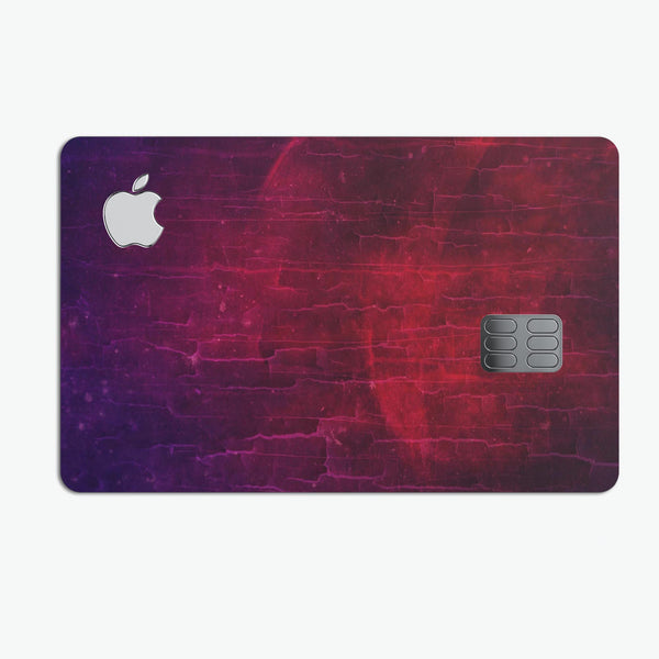Abstract Fire & Ice V2 - Premium Protective Decal Skin-Kit for the Apple Credit Card