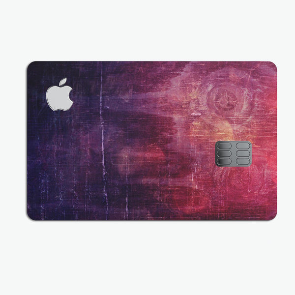 Abstract Fire & Ice V6 - Premium Protective Decal Skin-Kit for the Apple Credit Card