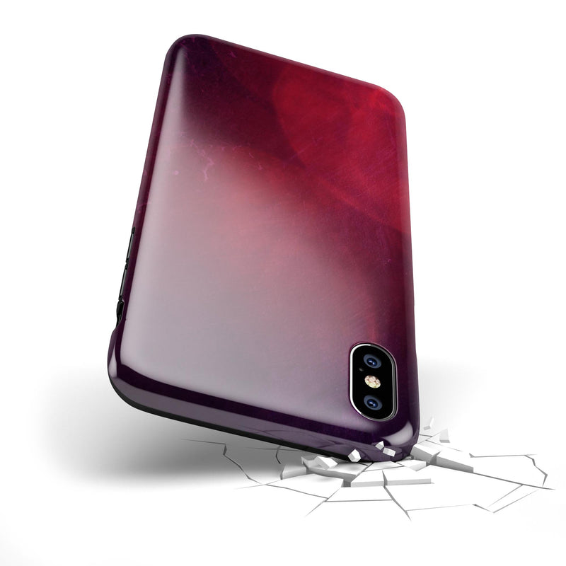 Abstract Fire & Ice V12 - iPhone X Swappable Hybrid Case