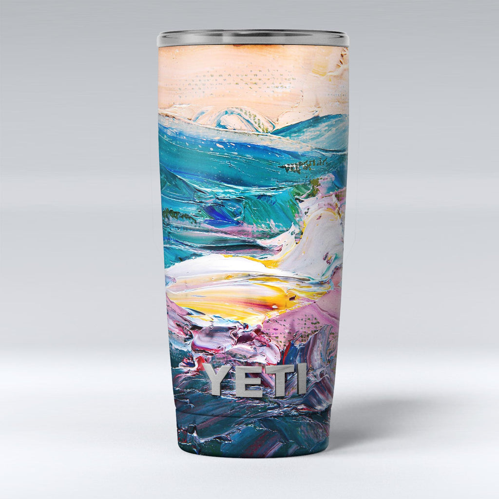 Skin Decal Vinyl Wrap for Yeti 30 oz Rambler Tumbler Cup (6-piece