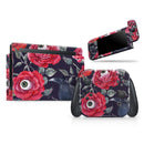 Abstract Roses with Eyes - Full Body Skin Decal Wrap Kit for Nintendo Switch Console & Dock, Pro Controller, Switch Lite, 3DS XL, 2DS XL, DSi, Wii