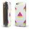 Animated Watermelon Pattern iPhone 6/6s or 6/6s Plus 2-Piece Hybrid INK-Fuzed Case