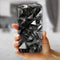 Black 3D Diamond Surface iPhone 6/6s or 6/6s Plus 2-Piece Hybrid INK-Fuzed Case