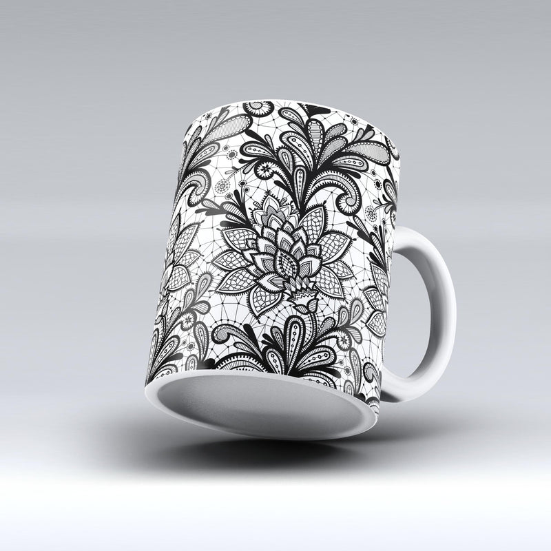 The-Black-and-White-Geometric-Floral-ink-fuzed-Ceramic-Coffee-Mug