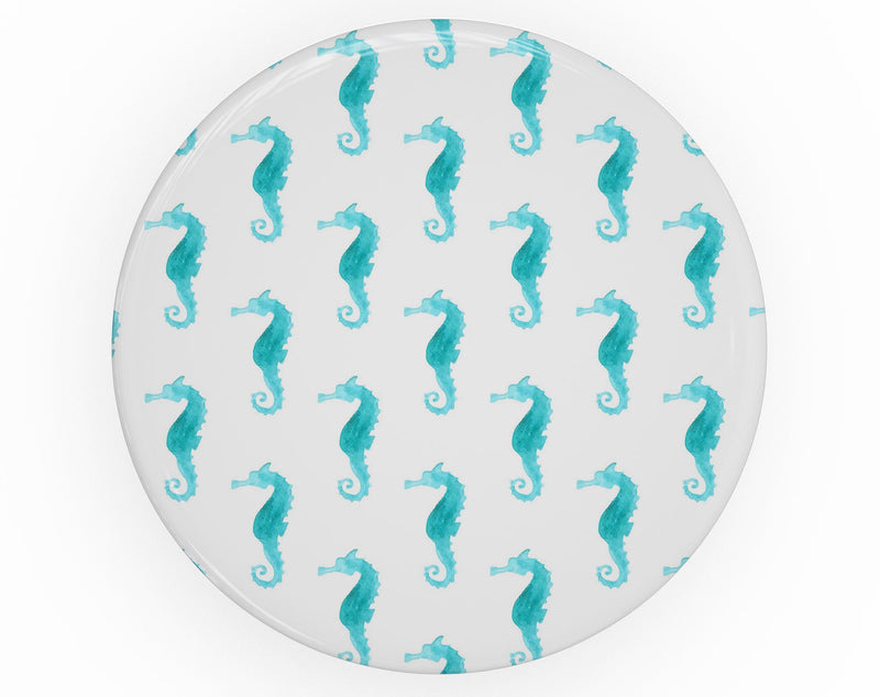 Blue Watercolor Seahorses copy 3 - Skin Kit for PopSockets and other Smartphone Extendable Grips & Stands