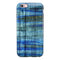 Blue and Green Tye-Dyed Wood iPhone 6/6s or 6/6s Plus 2-Piece Hybrid INK-Fuzed Case