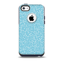 Blue and White Twig Pattern Skin for the iPhone 5c OtterBox Commuter Case