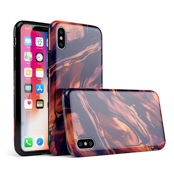 Blurred Abstract Flow V11 - iPhone X Swappable Hybrid Case