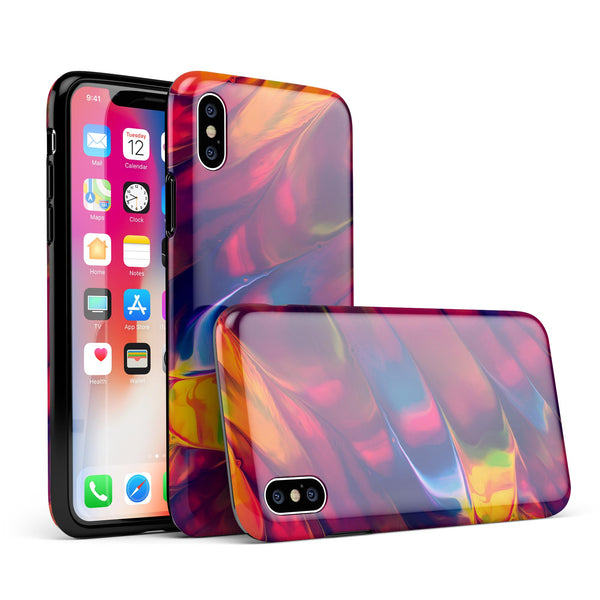 Blurred Abstract Flow V13 - iPhone X Swappable Hybrid Case