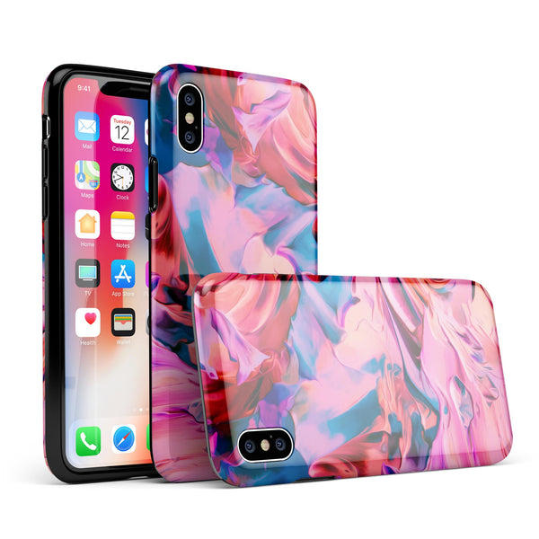 Blurred Abstract Flow V16 - iPhone X Swappable Hybrid Case