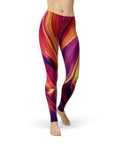 Blurred Abstract Flow V17 - All Over Print Womens Leggings / Yoga or Workout Pants