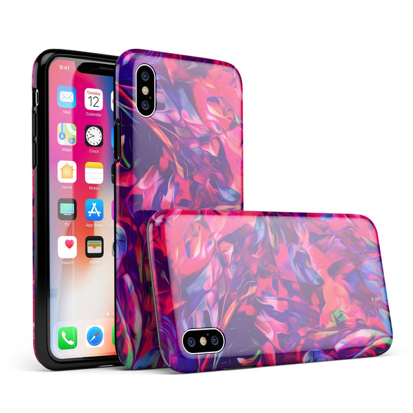 Blurred Abstract Flow V20 - iPhone X Swappable Hybrid Case