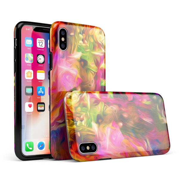 Blurred Abstract Flow V23 - iPhone X Swappable Hybrid Case