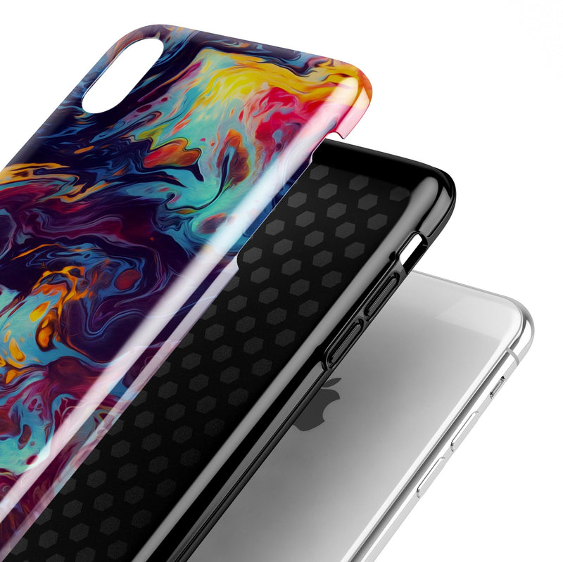 Blurred Abstract Flow V31 - iPhone X Swappable Hybrid Case