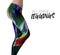 Blurred Abstract Flow V57 - All Over Print Womens Leggings / Yoga or Workout Pants