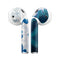 Bright Blue Agate Slice - Full Body Skin Decal Wrap Kit for the Wireless Bluetooth Apple Airpods Pro, AirPods Gen 1 or Gen 2 with Wireless Charging