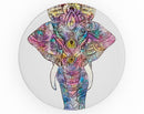 Bright Watercolor Ethnic Elephant - Skin Kit for PopSockets and other Smartphone Extendable Grips & Stands