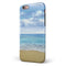 Calm Blue Sky and Sea Shore iPhone 6/6s or 6/6s Plus 2-Piece Hybrid INK-Fuzed Case