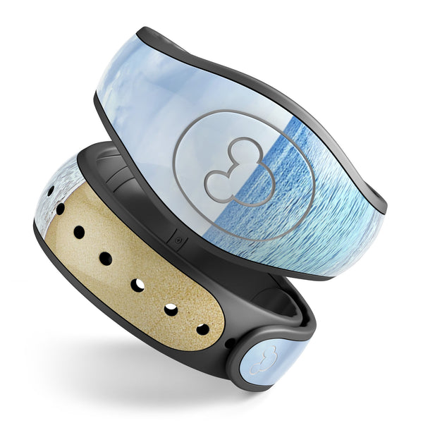 Calm Blue Sky and Sea Shore - Decal Skin Wrap Kit for the Disney Magic Band