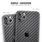Carbon Fiber Texture - Skin-Kit compatible with the Apple iPhone 13, 13 Pro Max, 13 Mini, 13 Pro, iPhone 12, iPhone 11 (All iPhones Available)