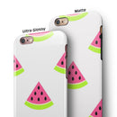 Cartoon Watermelon Pattern iPhone 6/6s or 6/6s Plus 2-Piece Hybrid INK-Fuzed Case