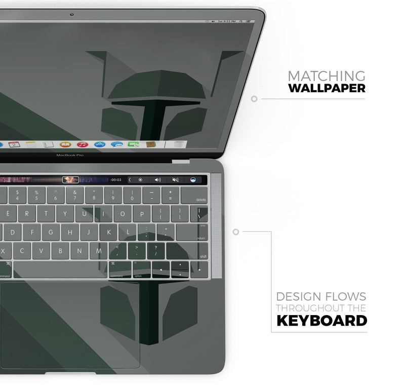 Dark Super Hero Wars 2 - Skin Decal Wrap Kit Compatible with the Apple MacBook Pro, Pro with Touch Bar or Air (11", 12", 13", 15" & 16" - All Versions Available)