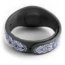 Dark Blue Indian Ornament - Decal Skin Wrap Kit for the Disney Magic Band