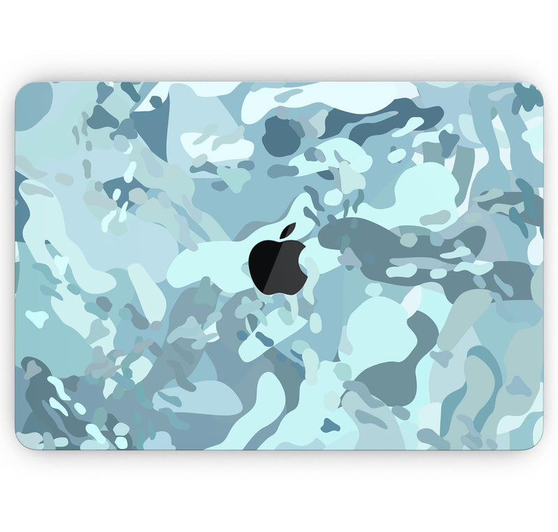 Desert Sea Camouflage V2 - Skin Decal Wrap Kit Compatible with the Apple MacBook Pro, Pro with Touch Bar or Air (11", 12", 13", 15" & 16" - All Versions Available)