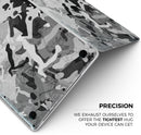 Desert Snow Camouflage V2 - Skin Decal Wrap Kit Compatible with the Apple MacBook Pro, Pro with Touch Bar or Air (11", 12", 13", 15" & 16" - All Versions Available)