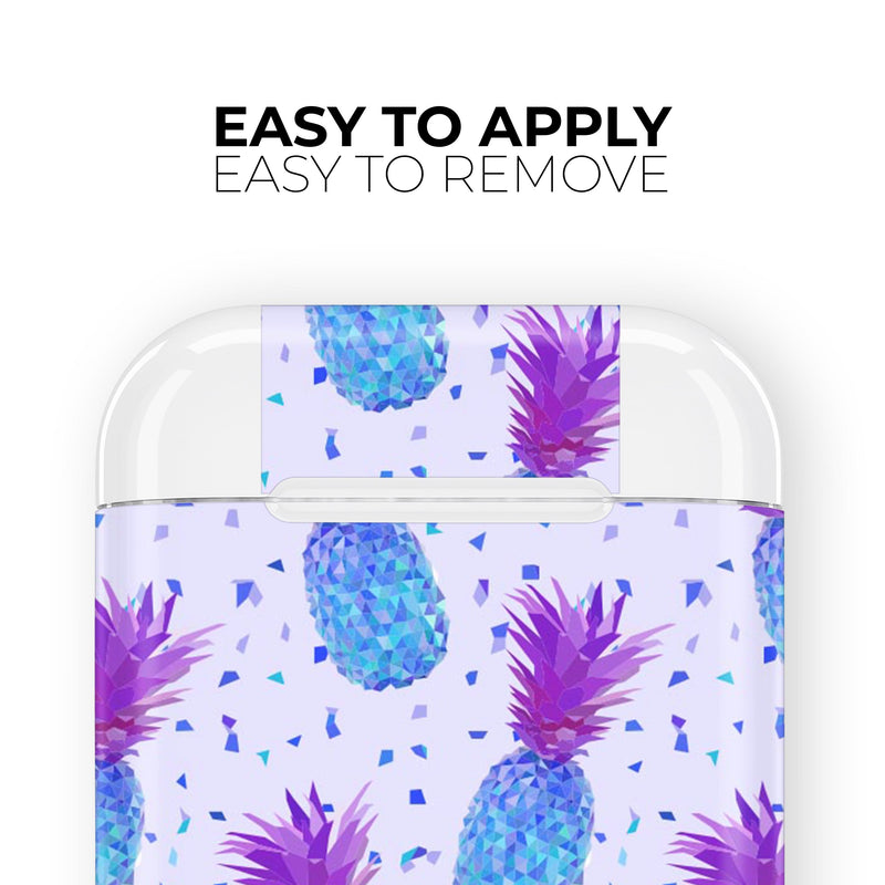Disco Pineapple - Full Body Skin Decal Wrap Kit for the Wireless Bluetooth Apple Airpods Pro, AirPods Gen 1 or Gen 2 with Wireless Charging