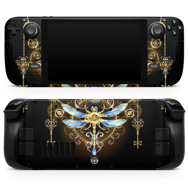 Dragonfly Ornament // Full Body Skin Decal Wrap Kit for the Steam Deck handheld gaming computer