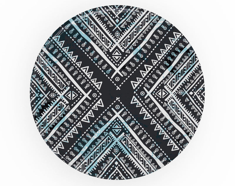 Ethnic Aztec Navy Point - Skin Kit for PopSockets and other Smartphone Extendable Grips & Stands
