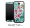Artistic Floral Skin for the Galaxy S4