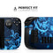 Glowing Blue Music Notes // Full Body Skin Decal Wrap Kit for the Steam Deck handheld gaming computer