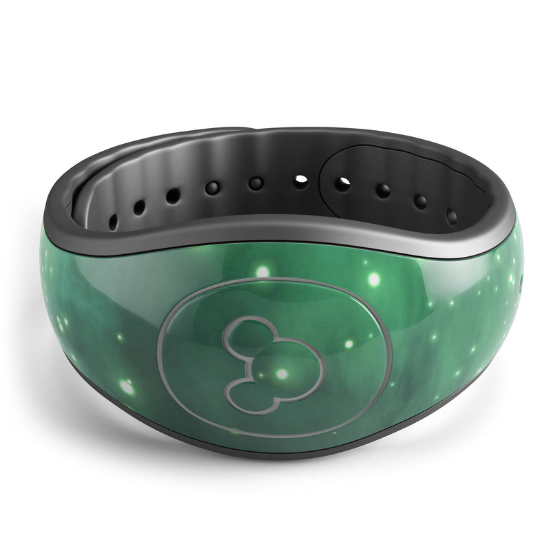 Glowing Green V2 Orbs of Light - Decal Skin Wrap Kit for the Disney Magic Band