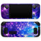 Glowing Pink & Blue Starry Orbit // Full Body Skin Decal Wrap Kit for the Steam Deck handheld gaming computer