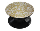 Gold and White Roses - Skin Kit for PopSockets and other Smartphone Extendable Grips & Stands
