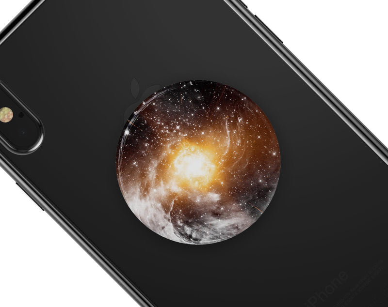 Golden Space Swirl - Skin Kit for PopSockets and other Smartphone Extendable Grips & Stands