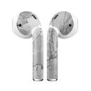 Gray Slate Marble - Full Body Skin Decal Wrap Kit for the Wireless Bluetooth Apple Airpods Pro, AirPods Gen 1 or Gen 2 with Wireless Charging