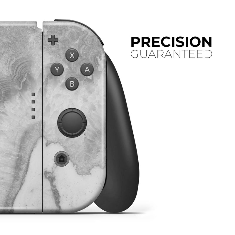 Gray Slate Marble V26 - Full Body Skin Decal Wrap Kit for Nintendo Switch Console & Dock, Pro Controller, Switch Lite, 3DS XL, 2DS XL, DSi, Wii