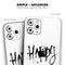 Happy Splatter - Skin-Kit compatible with the Apple iPhone 13, 13 Pro Max, 13 Mini, 13 Pro, iPhone 12, iPhone 11 (All iPhones Available)