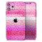 Hot Pink Striped Cheetah Print - Skin-Kit compatible with the Apple iPhone 13, 13 Pro Max, 13 Mini, 13 Pro, iPhone 12, iPhone 11 (All iPhones Available)